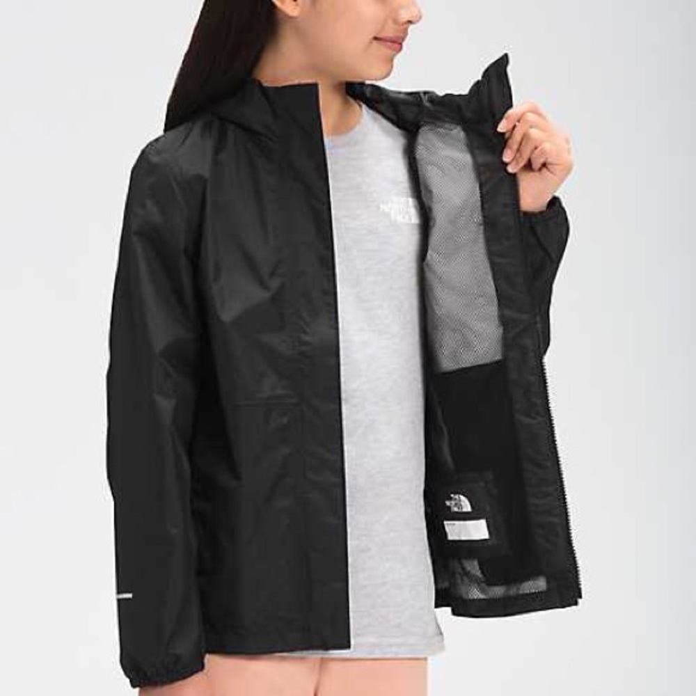 COPY - The North Face Girl’s Resolve Waterproof Jacket Black Large NWT